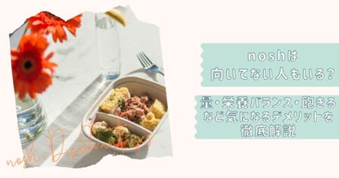 nosh向いていない人